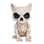 bone cat statue
